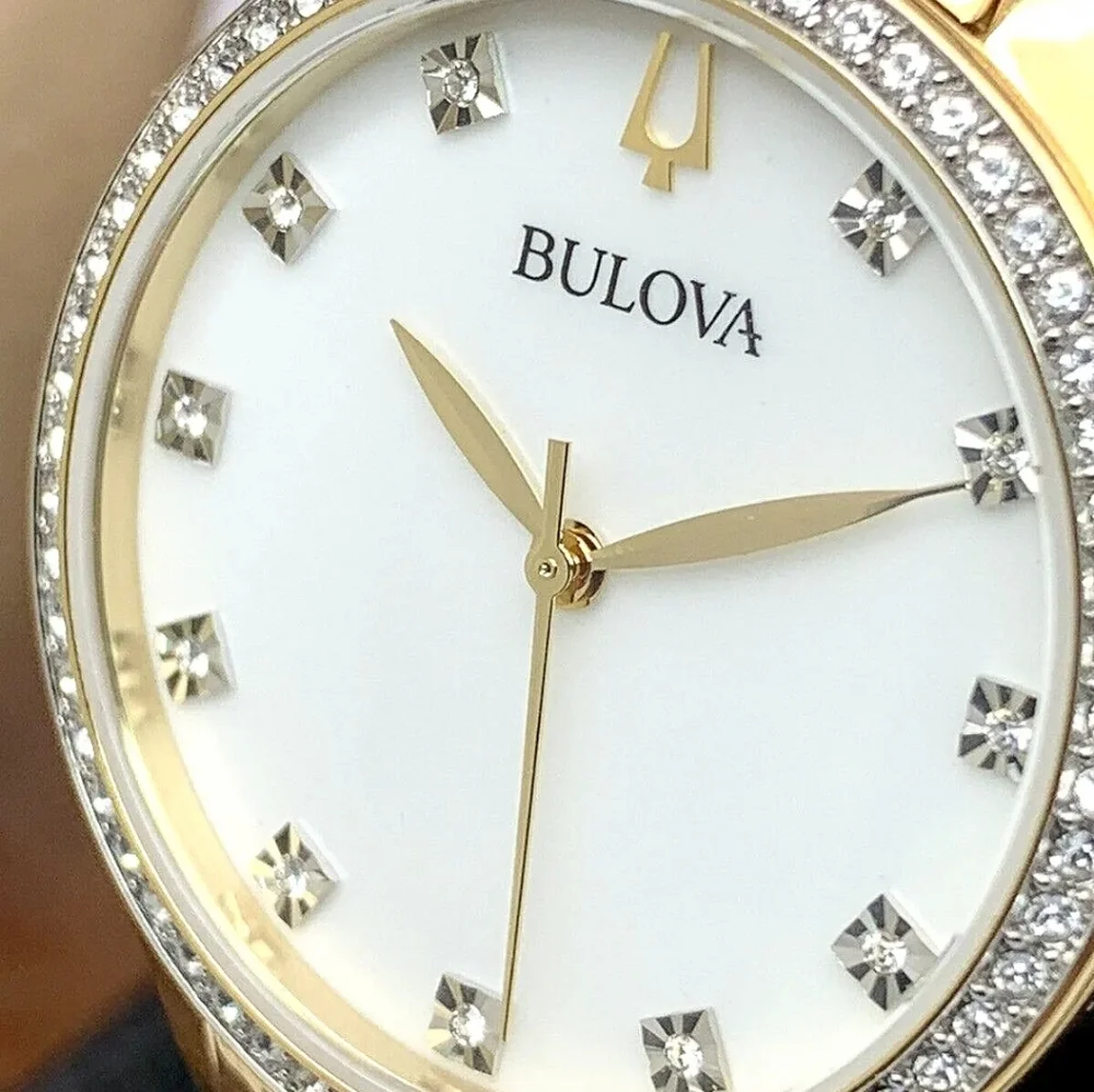 **NEW** Bulova Mother of Pearl Dial Ladies Watch - Picture 3 of 11